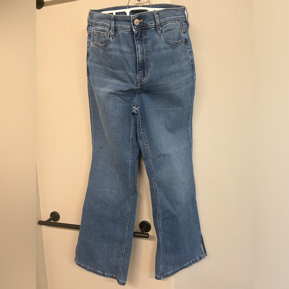 Calvin Klein split flare jeans